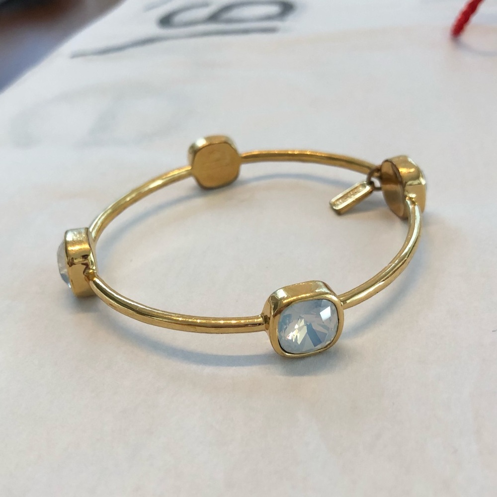 Coach moonstone bangle bracelet